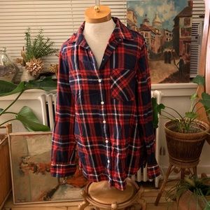 Plaid button Down